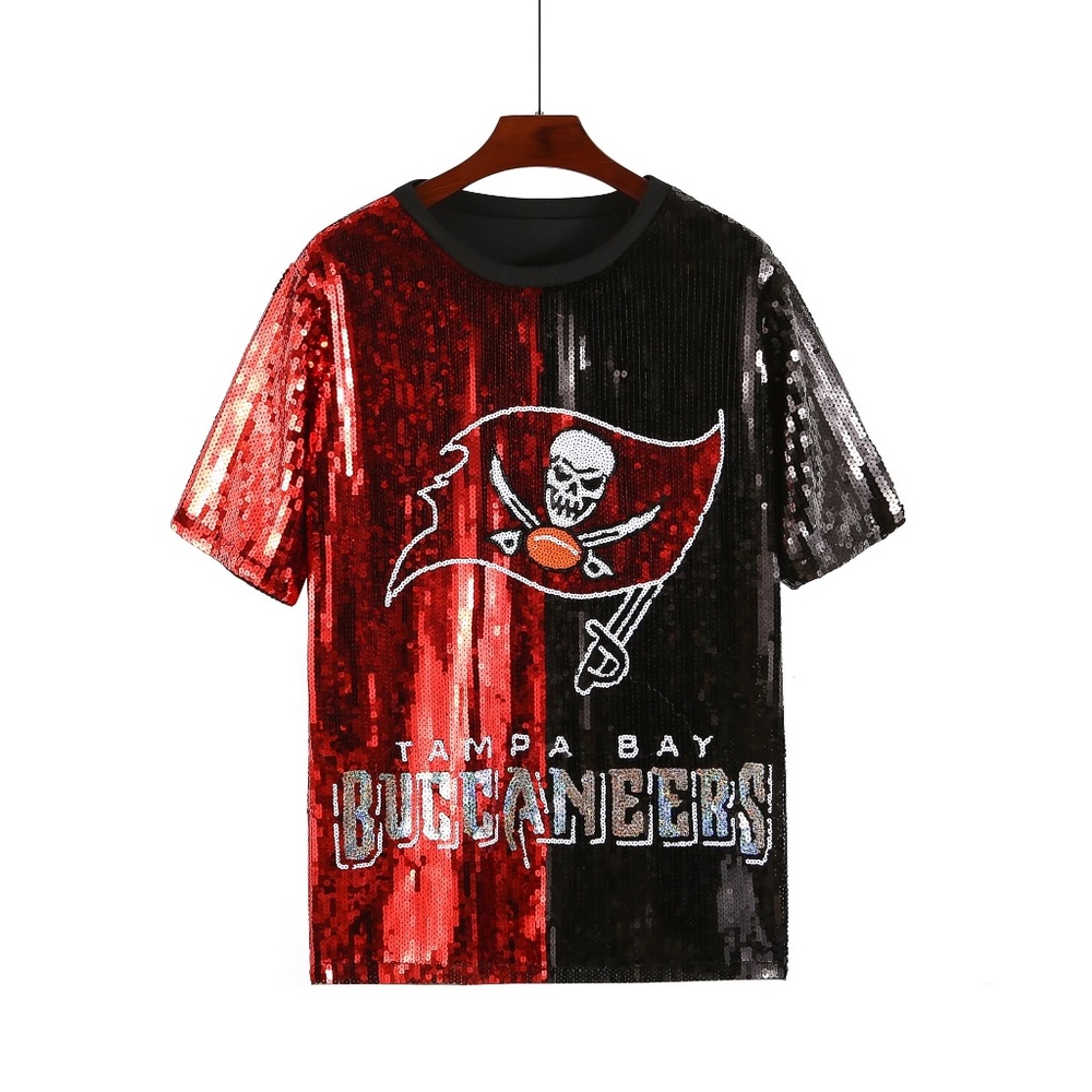 Tampa Bay Buccaneers GAMEDAY Sparkly Sequin Tunic Dress